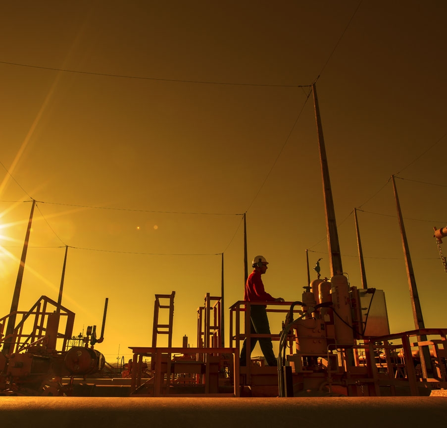 A person working in a factory